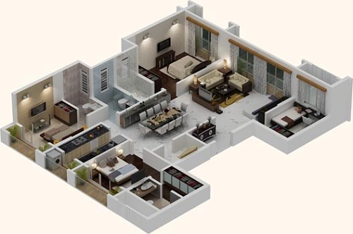 Prestige Song of the South 3.5 bhk featured image